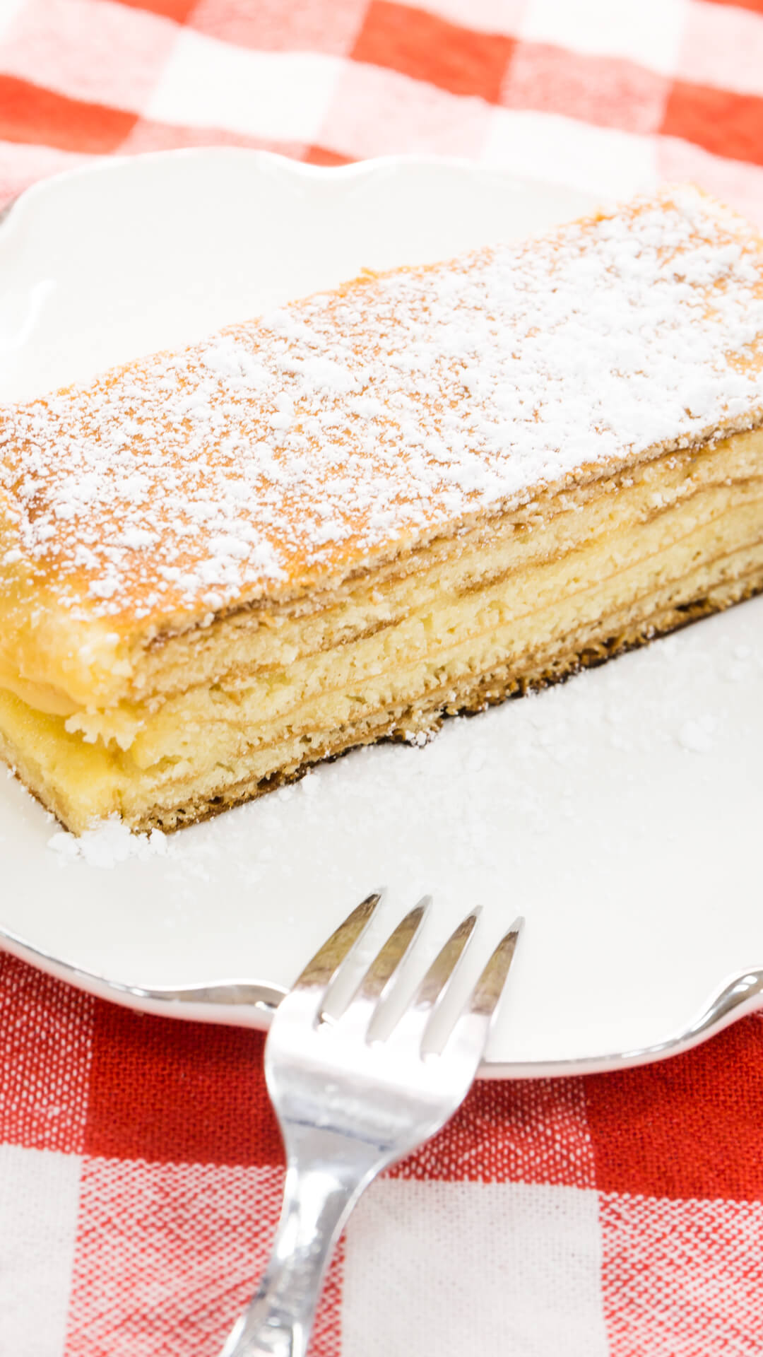 自家製♡くるくる巻かないバウムクーヘン