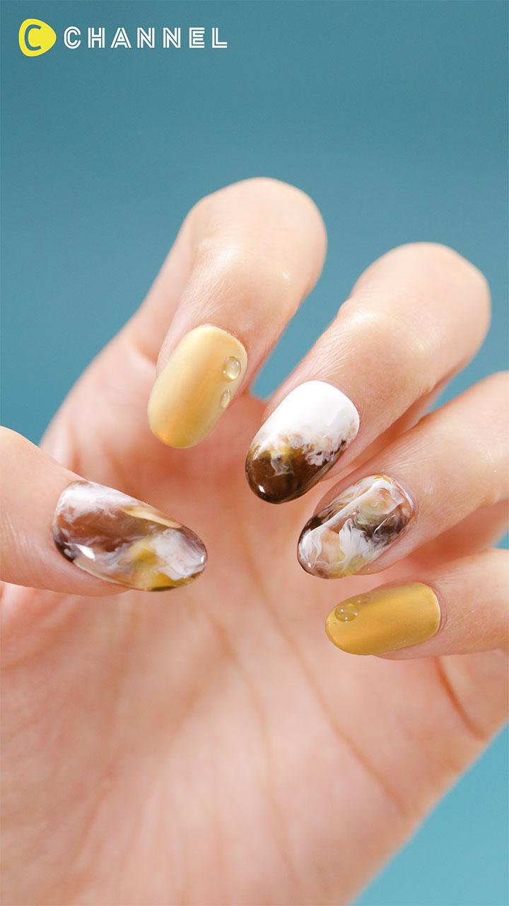 ほっこり癒し♡ラテネイル