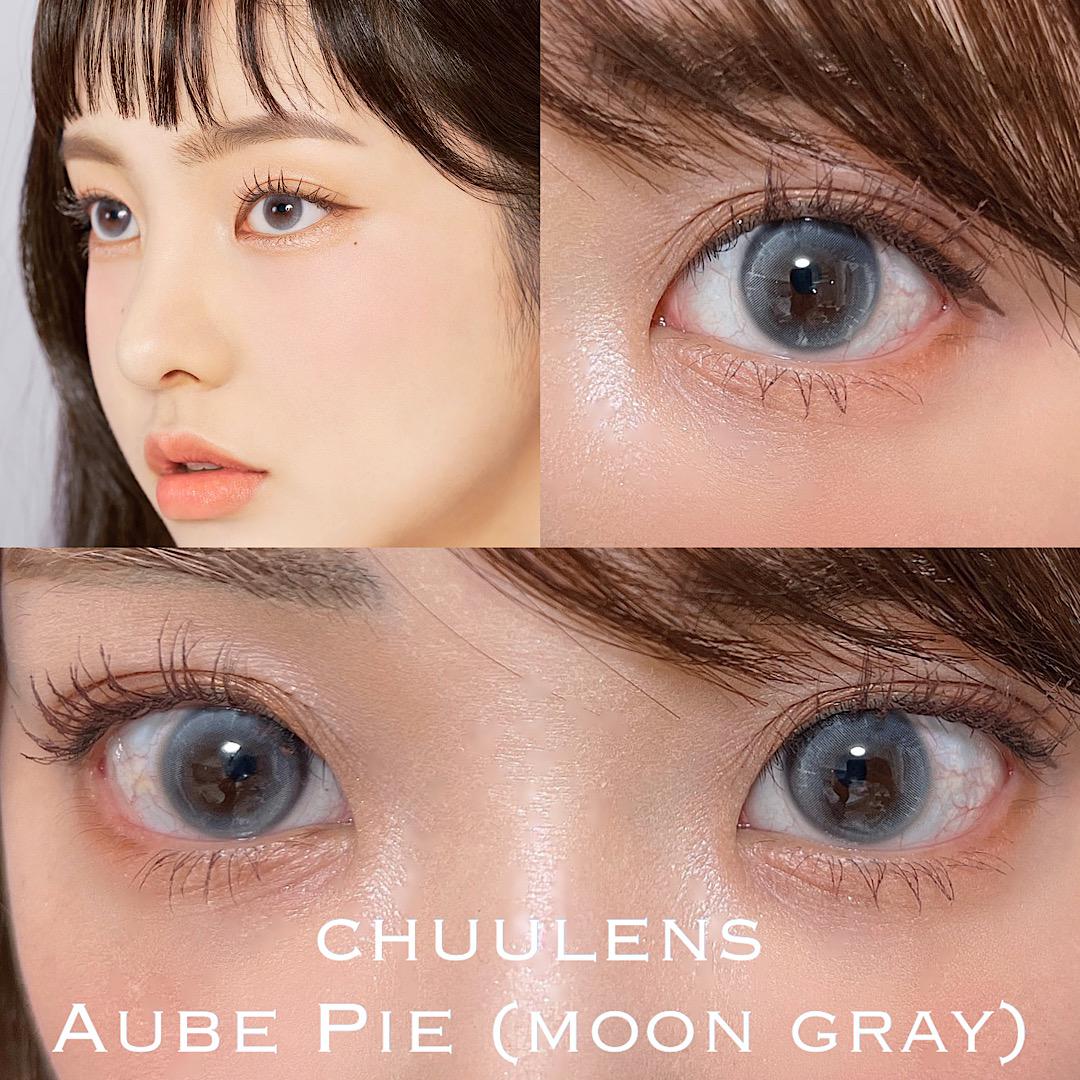 カラコンレポ　chuulens aube pie moon GRAY