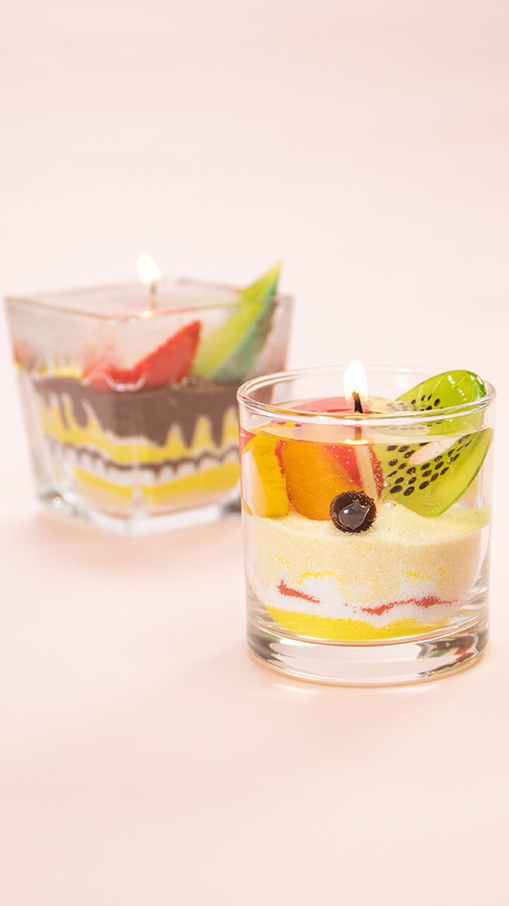 デザインは自由自在！ケーキキャンドルキット