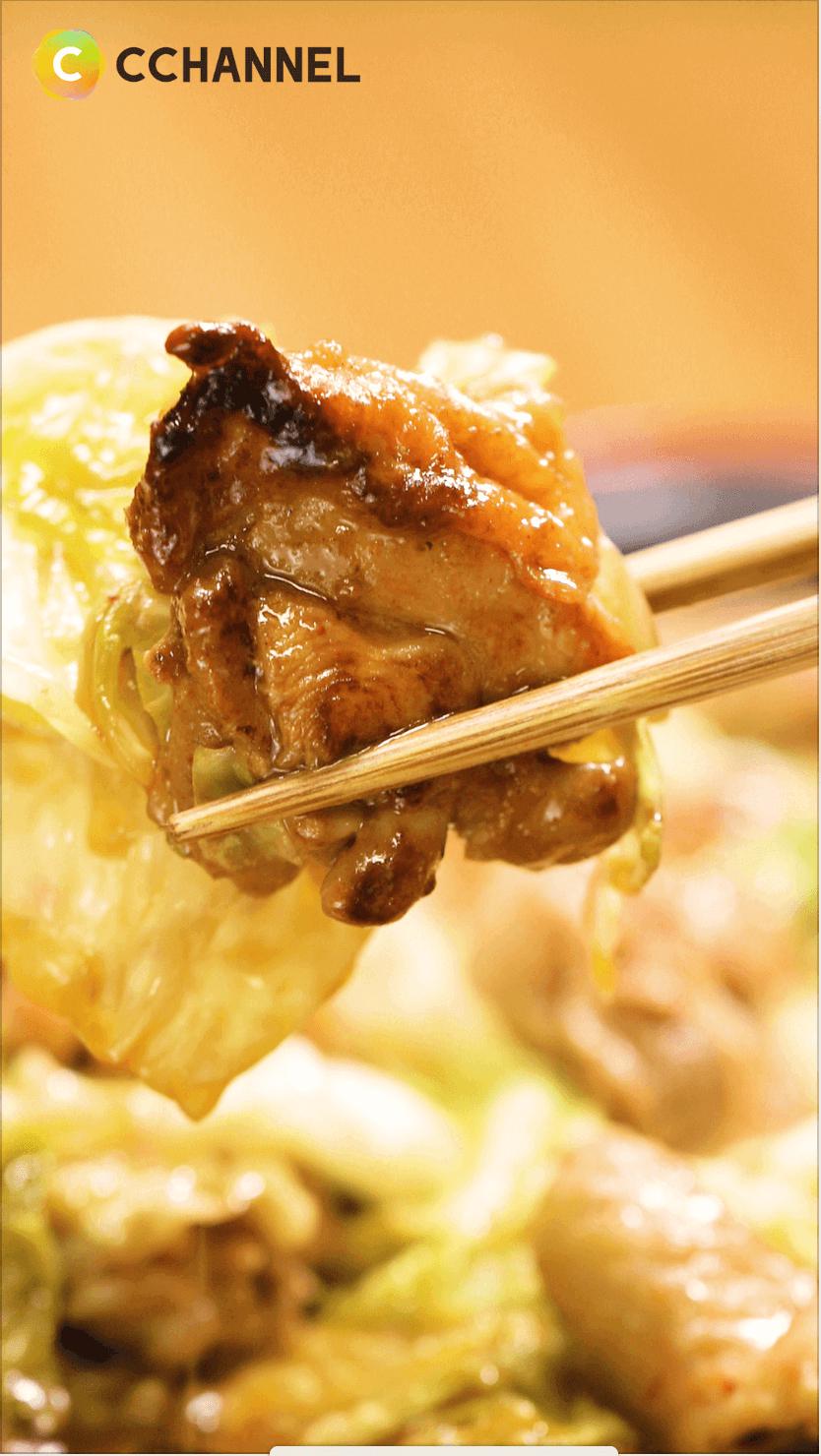 ホットプレート一枚で！鶏ちゃん♥