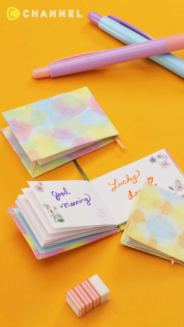 タイダイが今っぽい♡ちっちゃなちっちゃな豆本