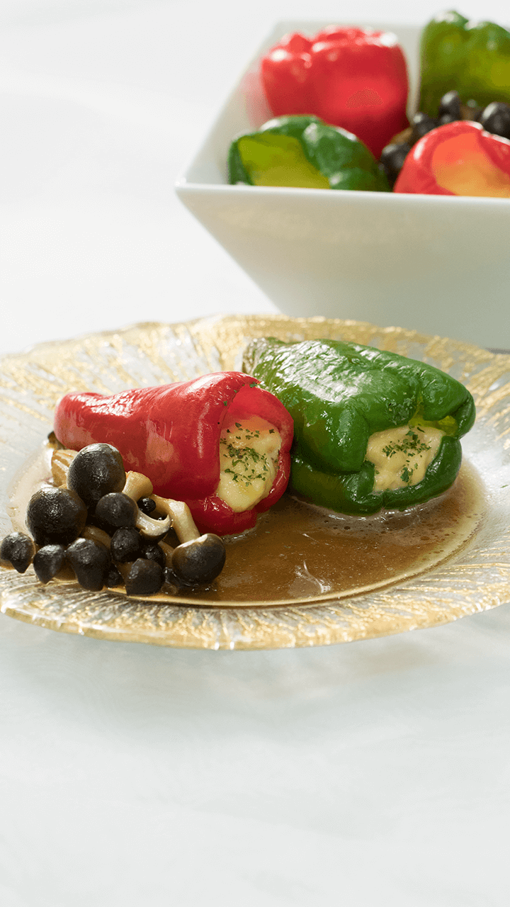 かわいいオイシイ♡ピーマンの肉詰め