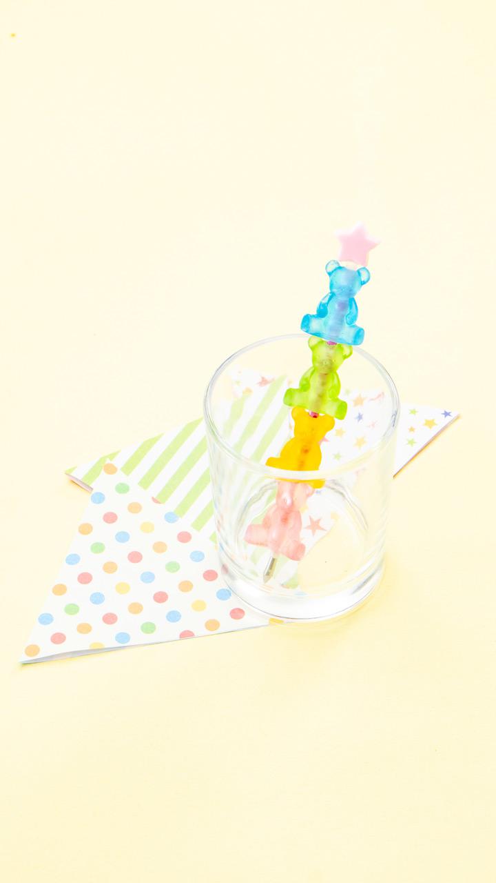 癒やし系文房具♡ レインボーくまさんのボールペン