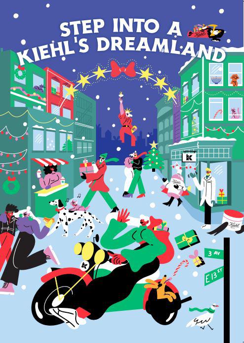 =聖誕送禮首選！Kiehl’s契爾氏聯手法國知名插畫家推出最新奇幻聖誕系列！