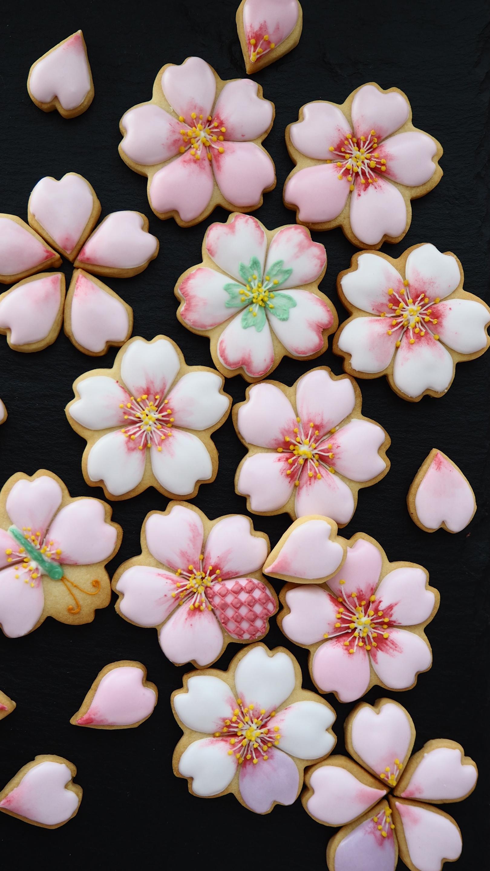 ぷっくり桜のアイシングクッキー♡