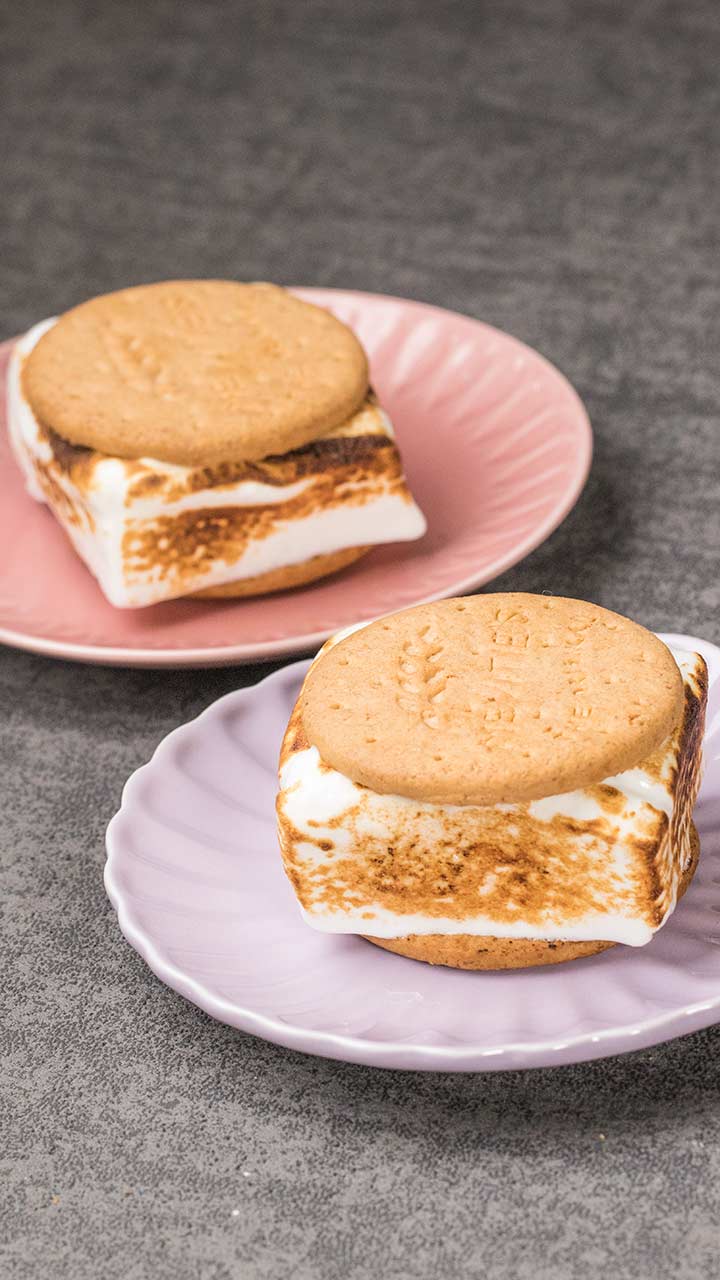 熱々の中にひや〜〜っ!!アイススモアサンド