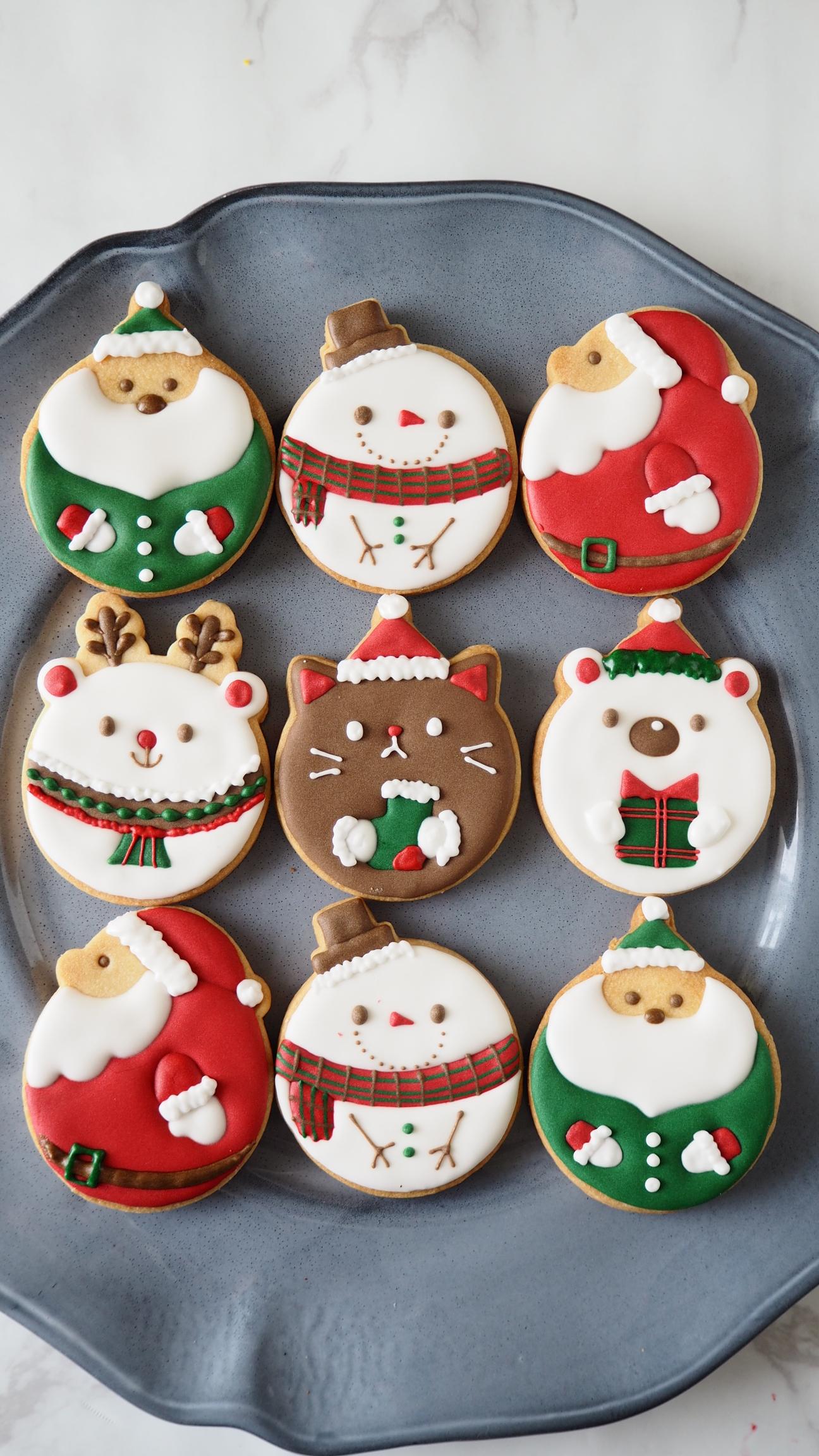 4色で作る クリスマスアイシングクッキー C Channel