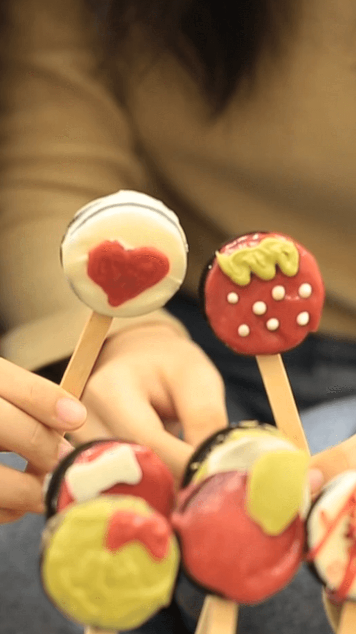 可愛いアレンジ！オレオポップ