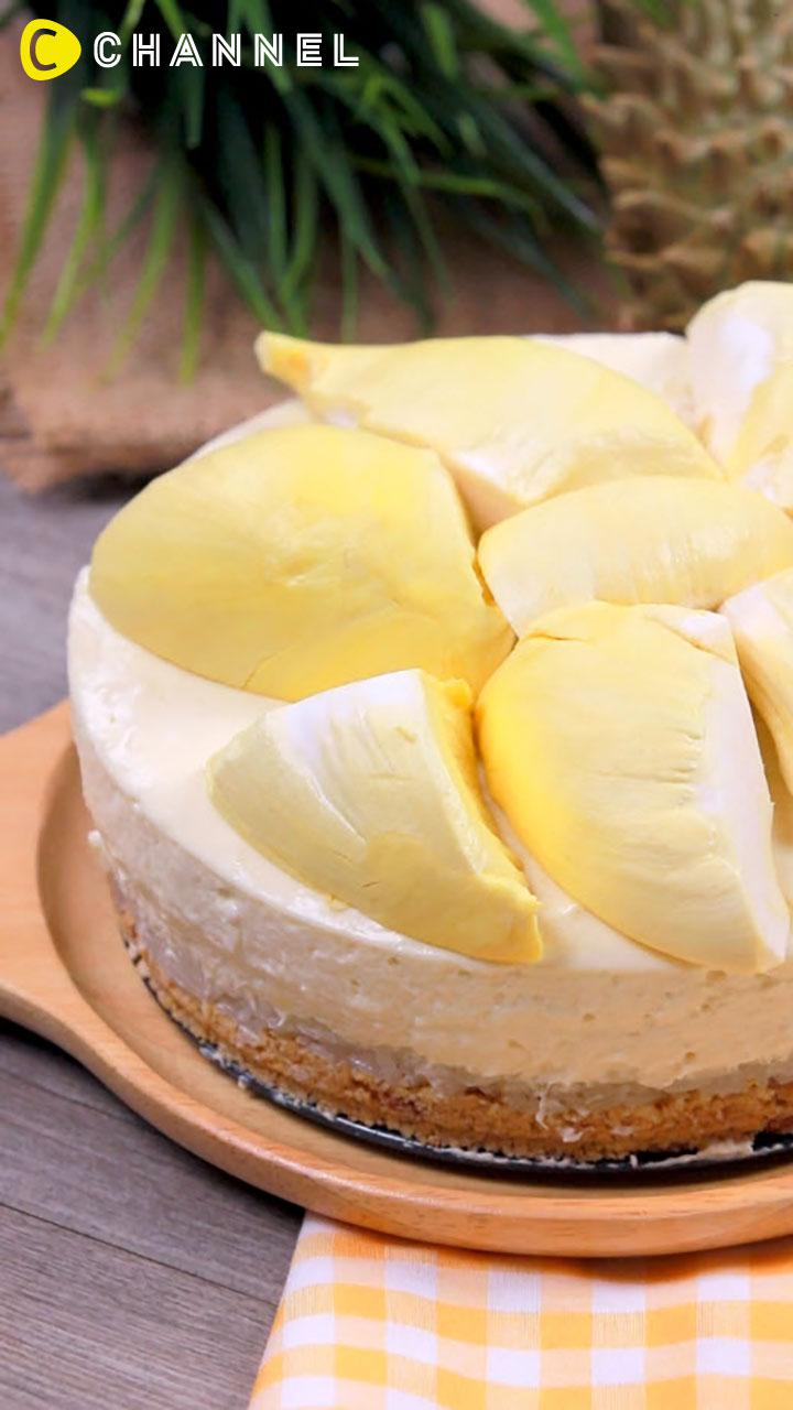 ชีสเค้กข้าวเหนียวทุเรียน