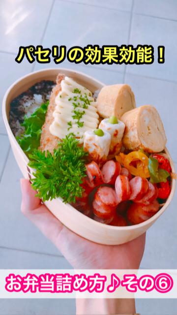パセリの凄い効果効能！【お弁当詰め方】その⑥