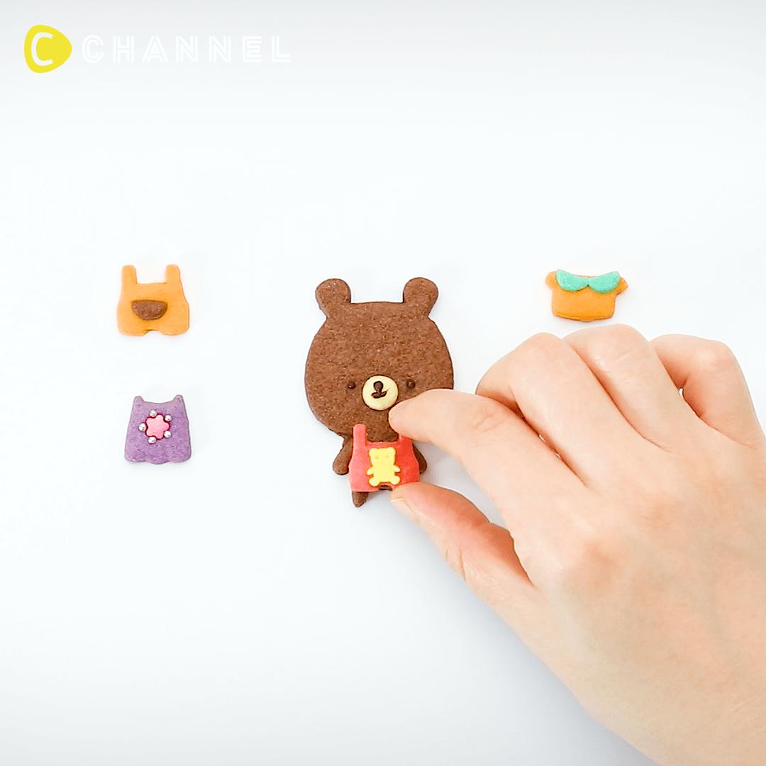 思わずキュンとする♡着せ替え動物クッキー