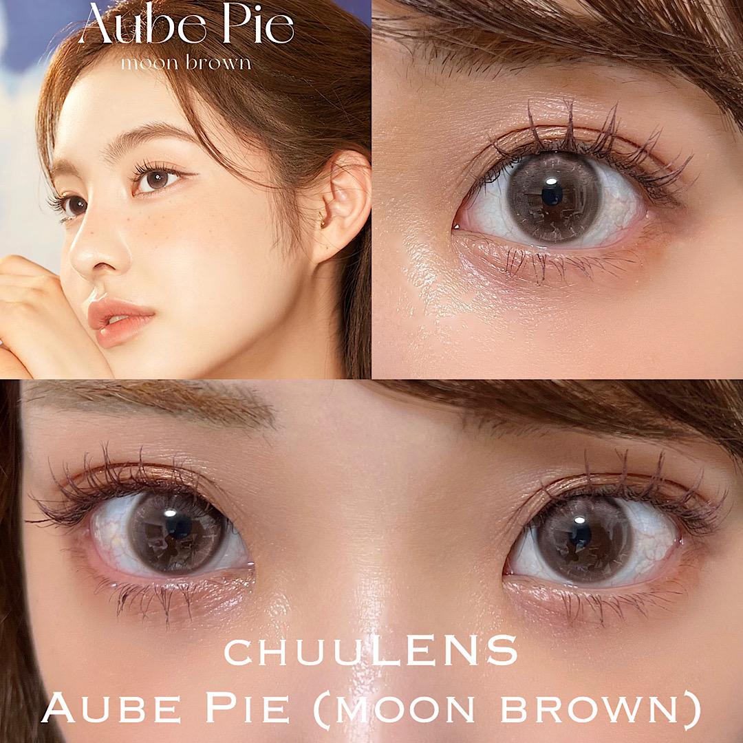 カラコンレポ♡チューレンズ　aubepie moonbrown