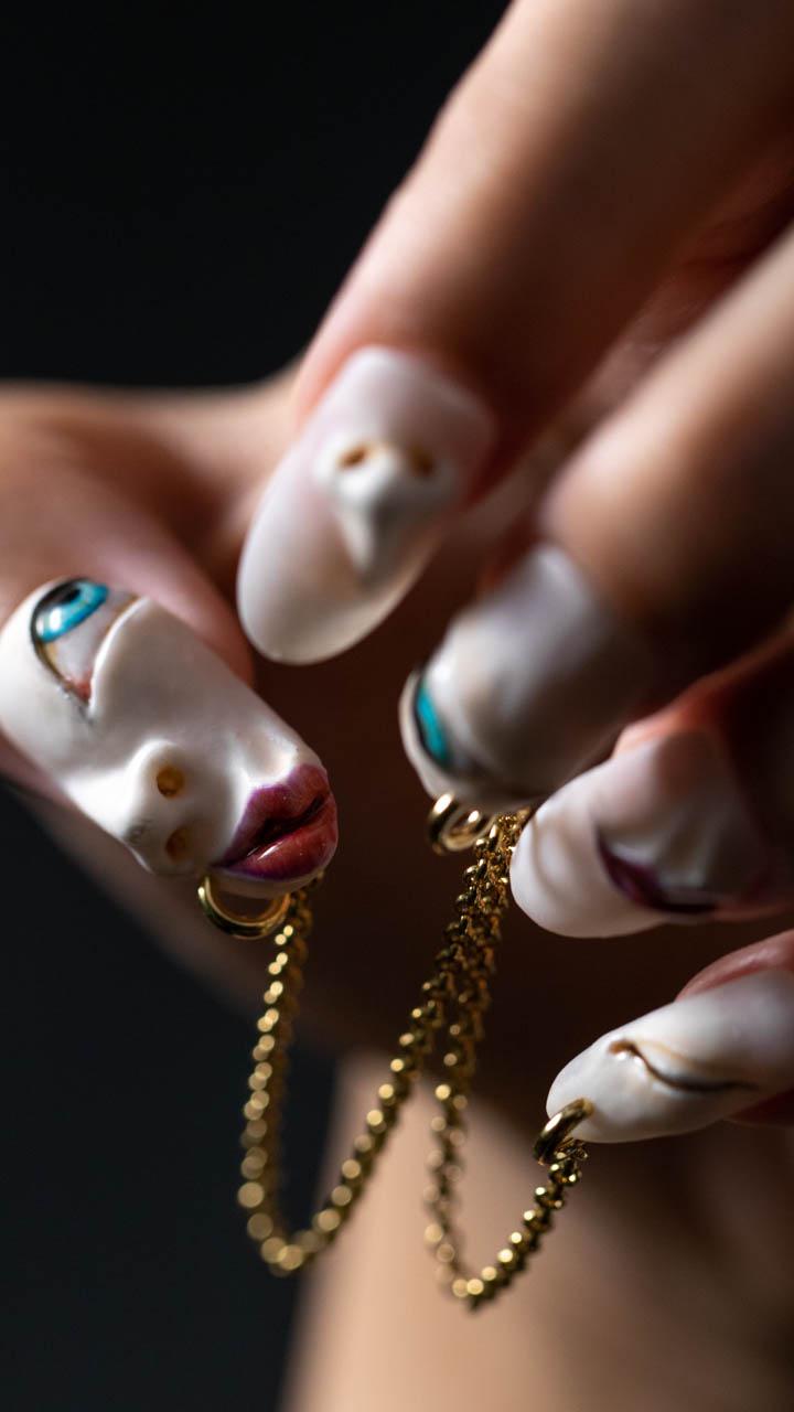 【閲覧注意？！】夏の夜にぴったり! 怖すぎ3Dホラーネイル