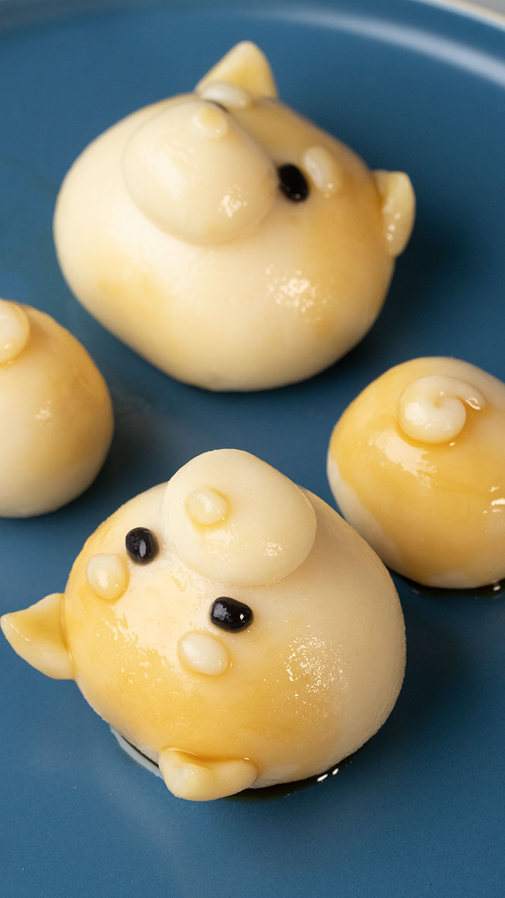 もちもち！わんこの白玉まんじゅう