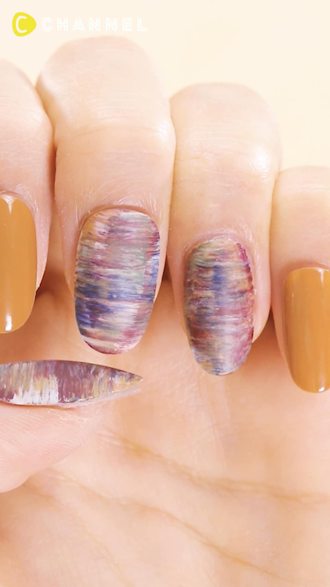 筆で簡単セルフネイル