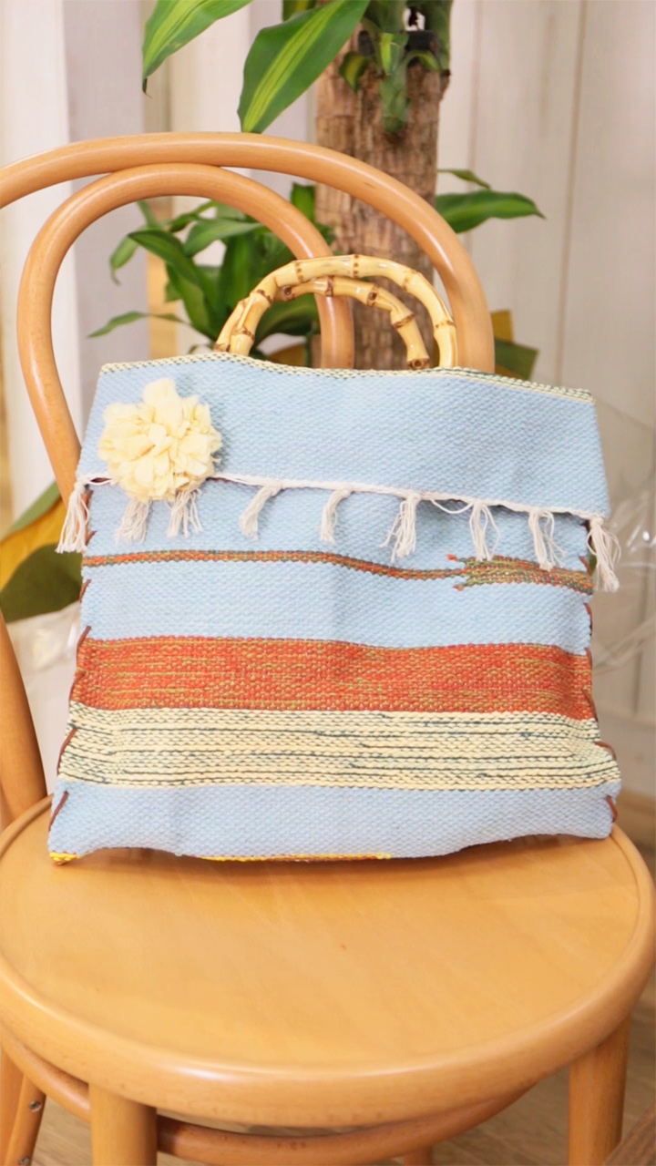 キッチンマットで作る♡おしゃれなSUMMER BAG