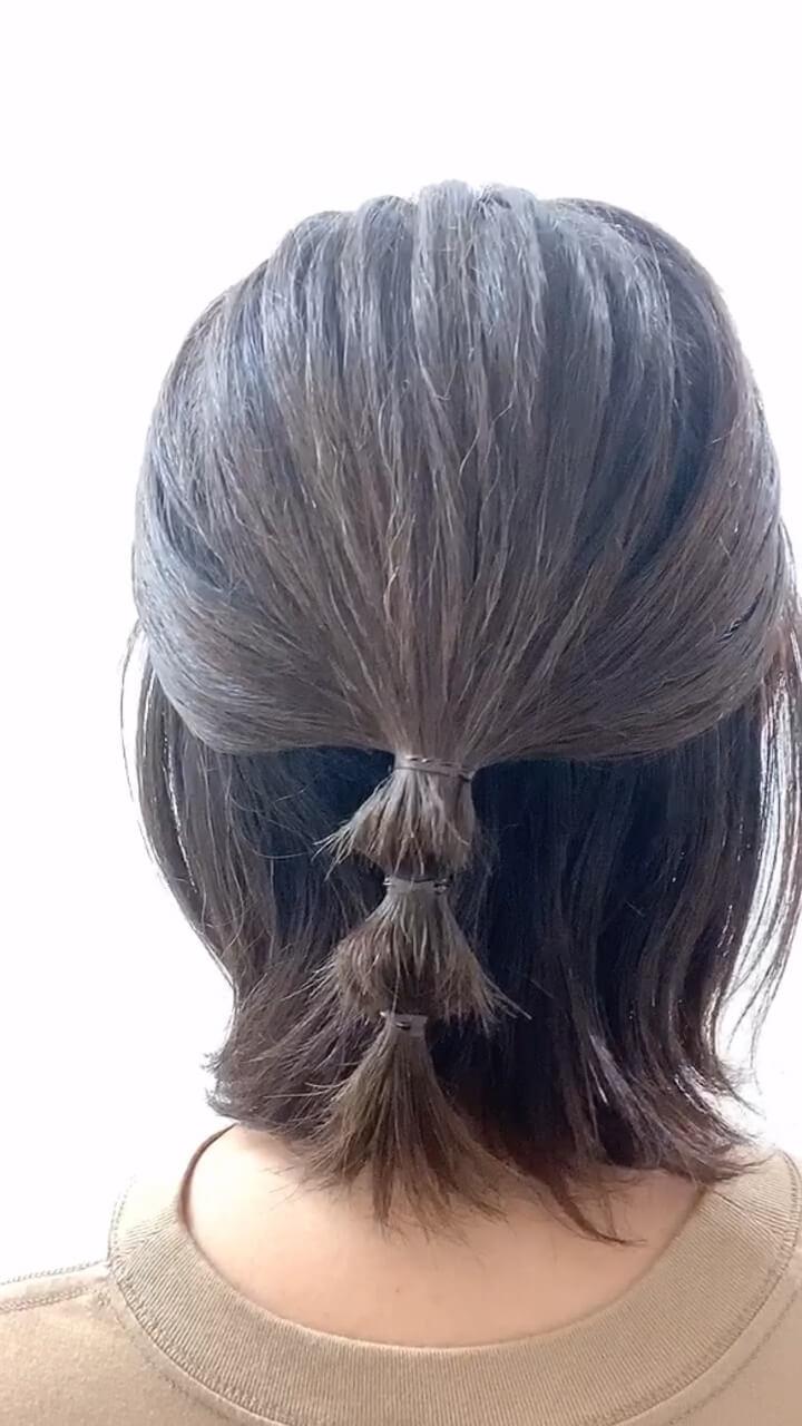 簡単！ボブのぽこぽこアレンジ