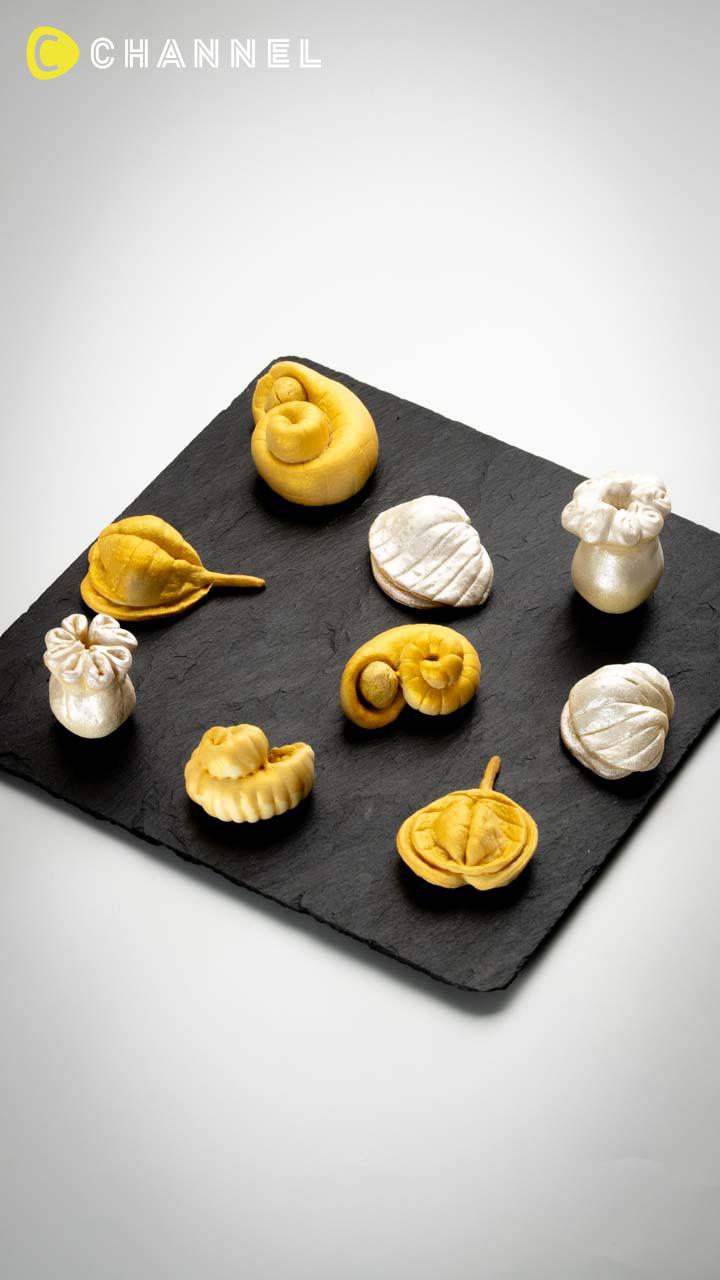 金色の化石スイーツ