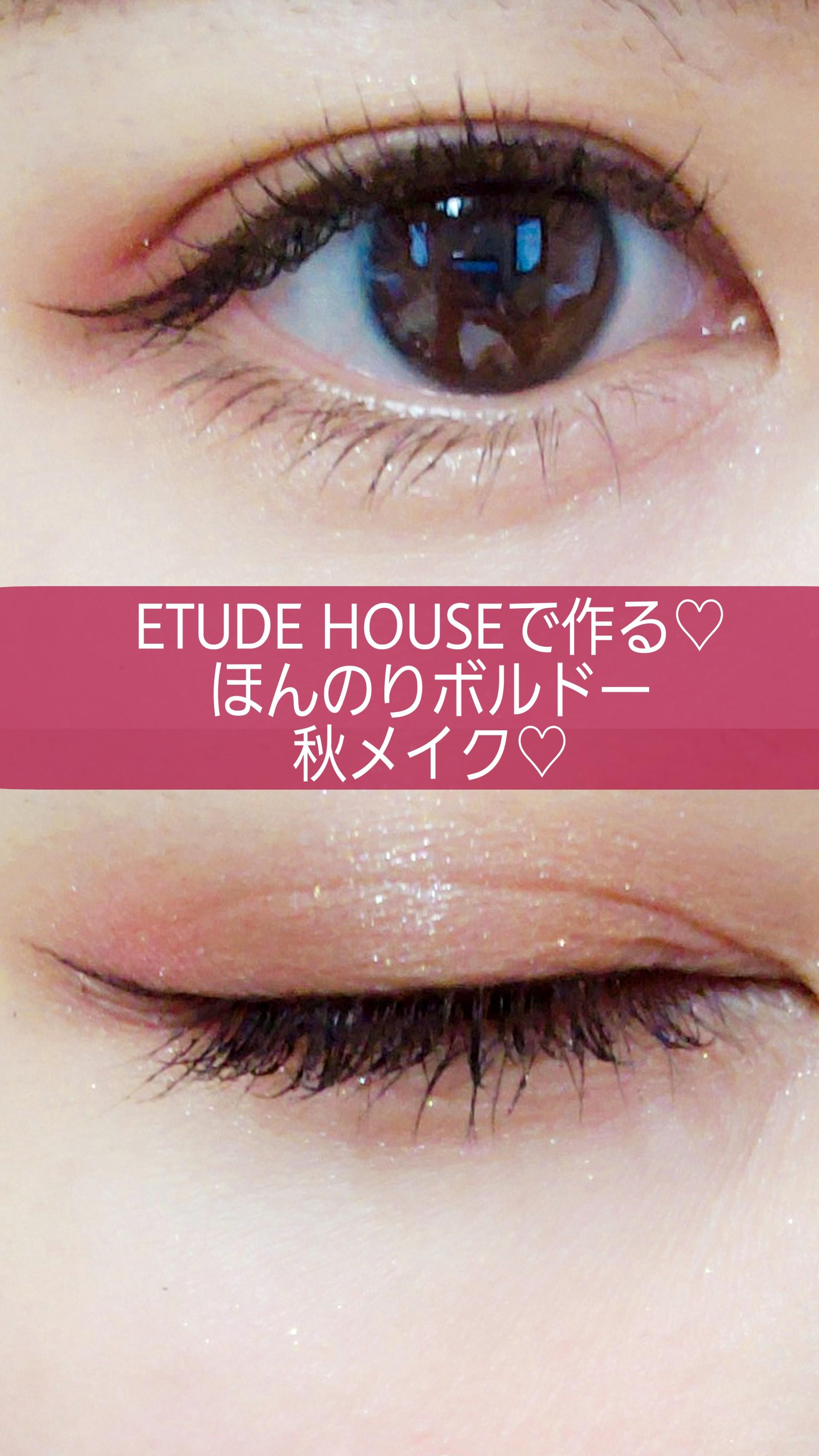 ほんのりボルドー Etude Houseで作る 秋メイク C Channel