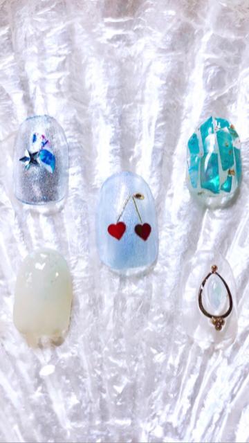 ハートのさくらんぼネイル🍒BELL PALETTE