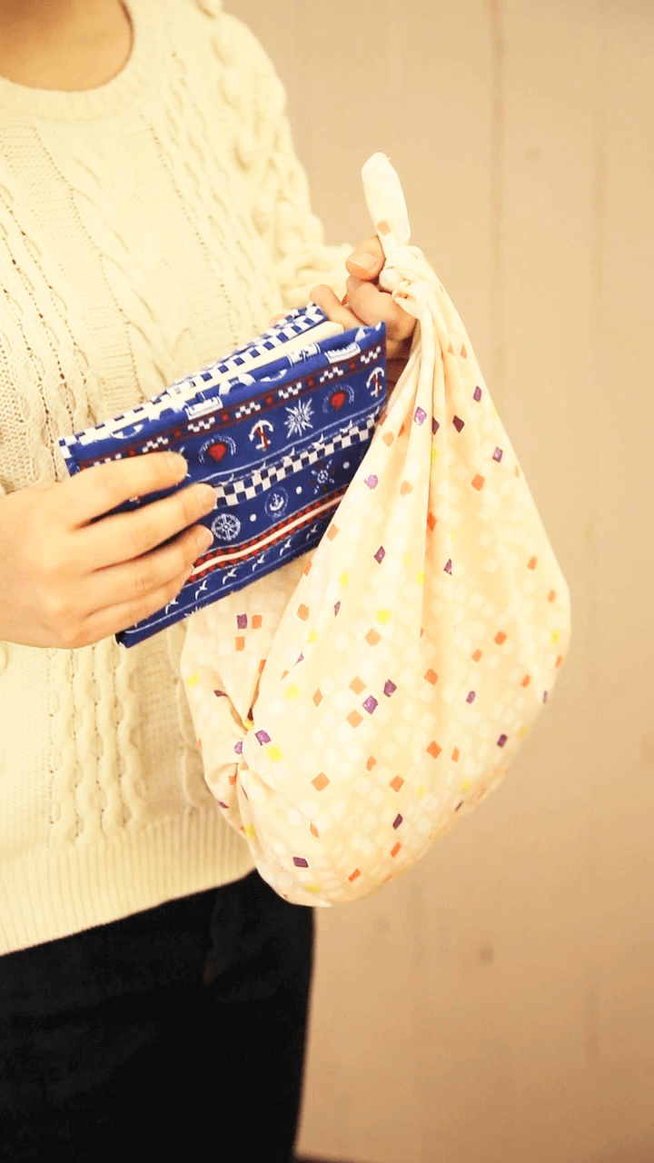  手ぬぐい活用法 ブックカバー・サブバック