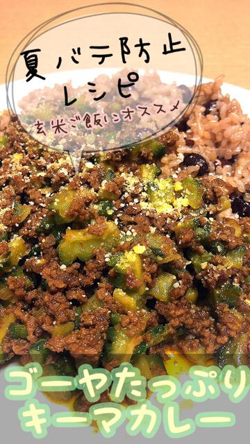 ゴーヤキーマカレー