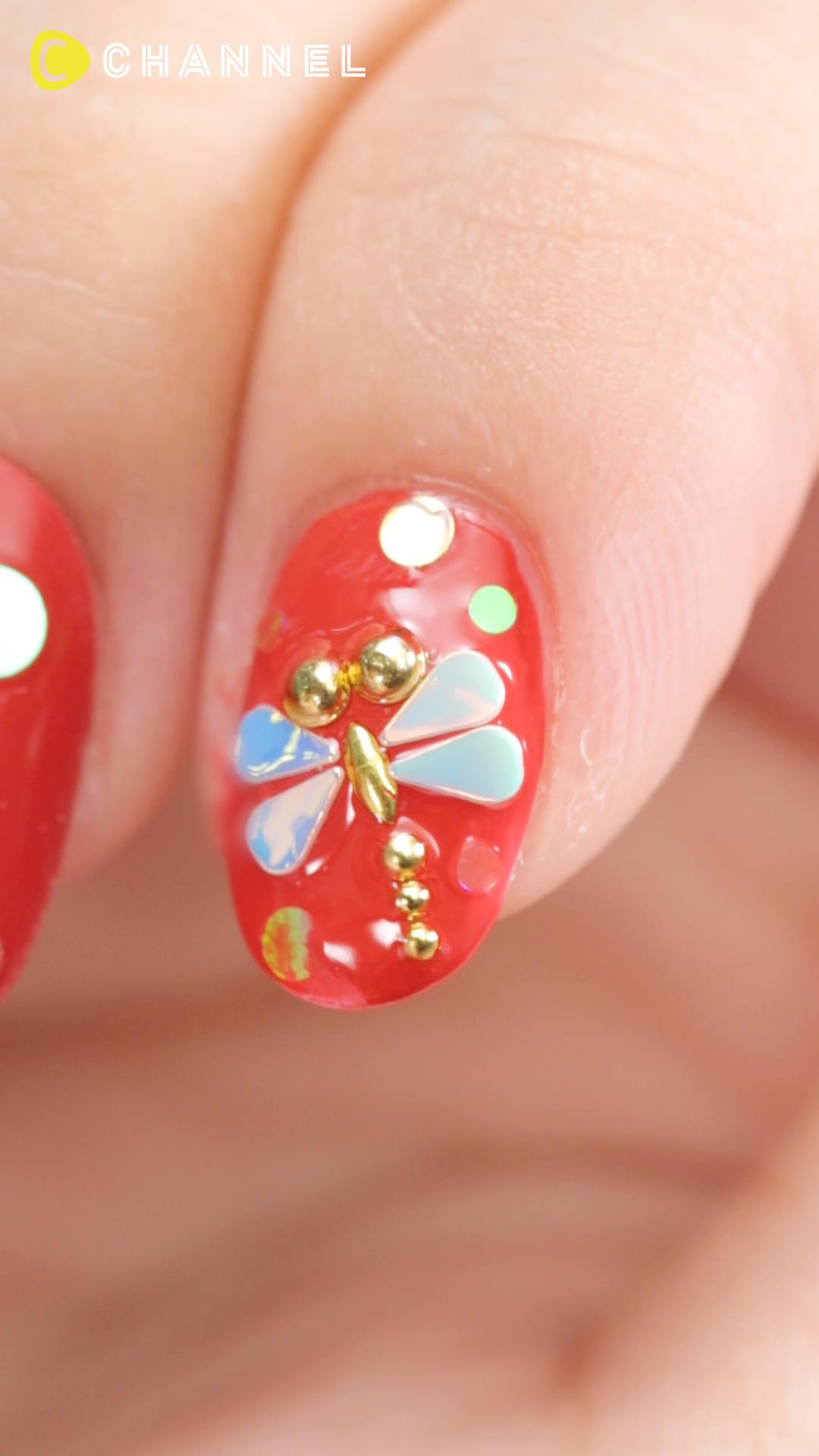 この指止まれ♪ トンボネイルをセルフで