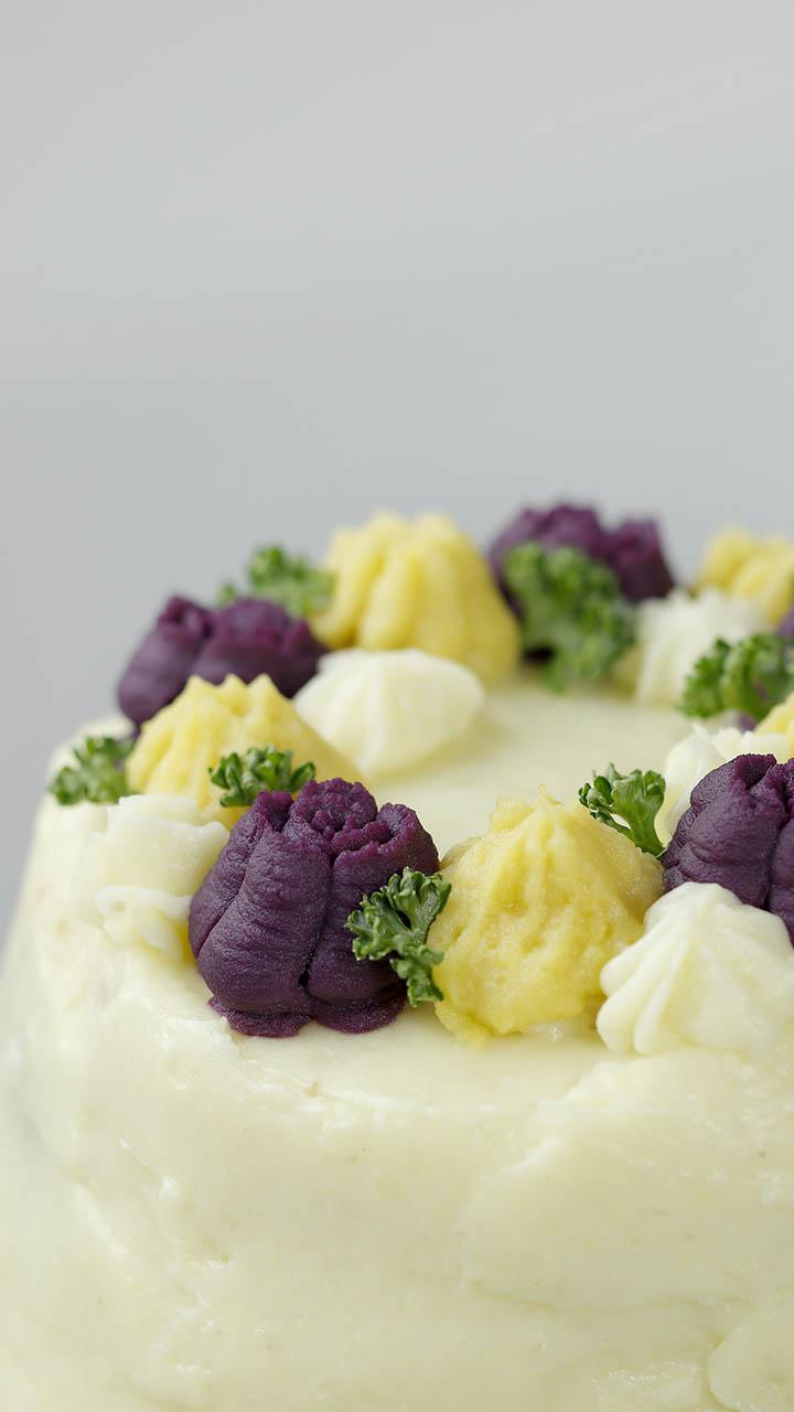 お父さんに感謝を込めて♡びっくり肉ケーキ