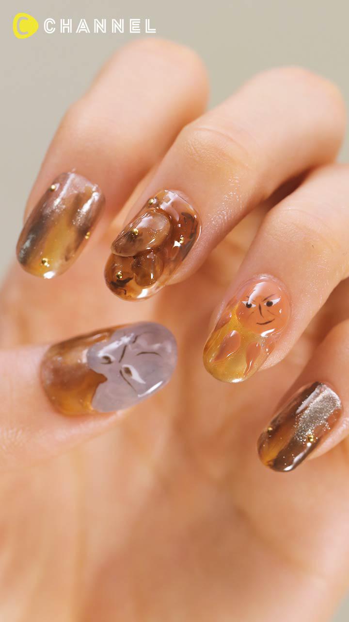 【童話】指先にストーリーを。北風と太陽ネイル