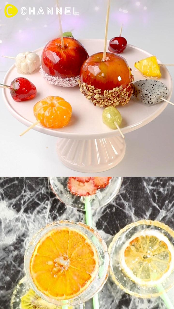 ผลไม้เคลือบน้ำตาล หวานแบบได้วิตามินซี 