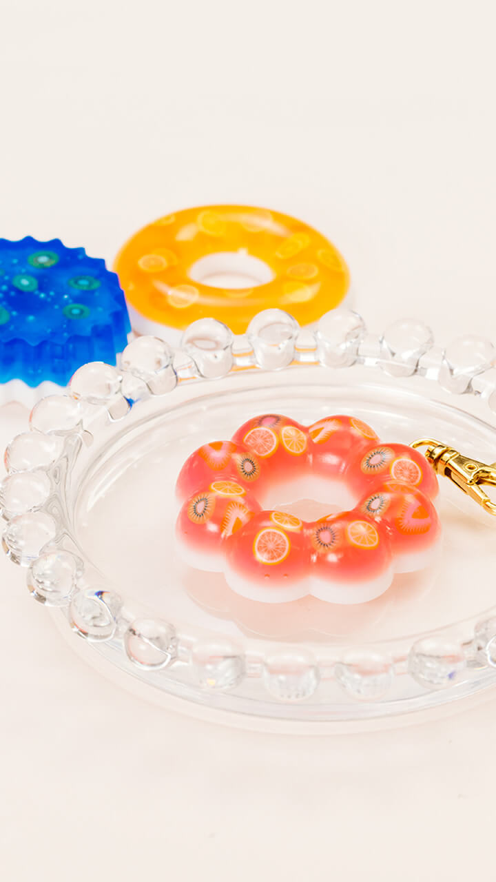 清涼感たっぷり♡2層のパンナコッタチャーム