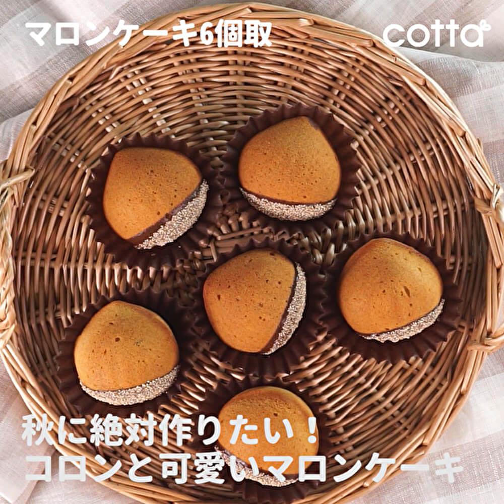 見た目も中身も栗尽くし♪マロンケイク