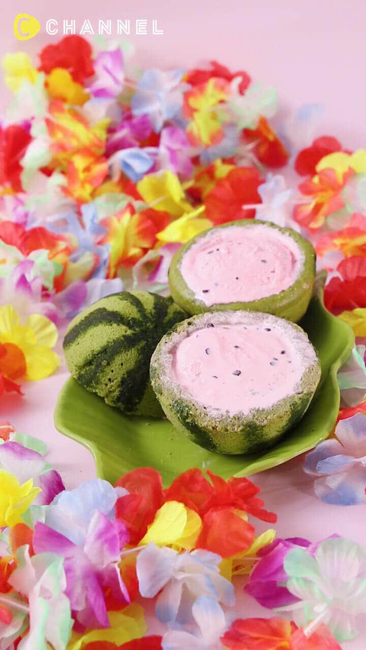 冷ふわ？！スイカアイスボール