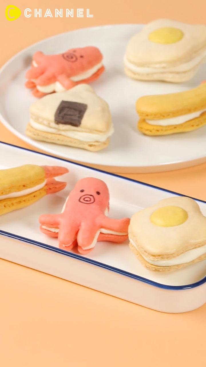 มาการองเบนโตะ น่ารักงี้ขอทานหมดกล่องนะ