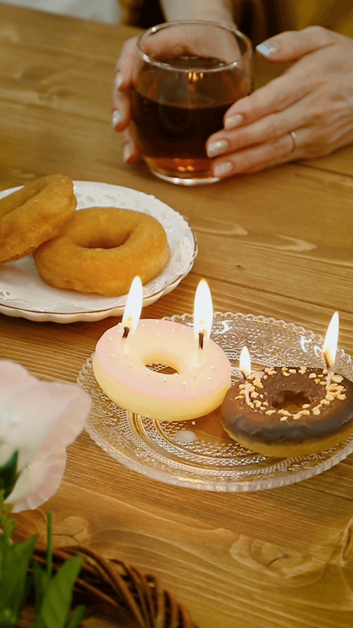 これ私が作りました♪スイーツキャンドルで特別な日を演出しよう♡