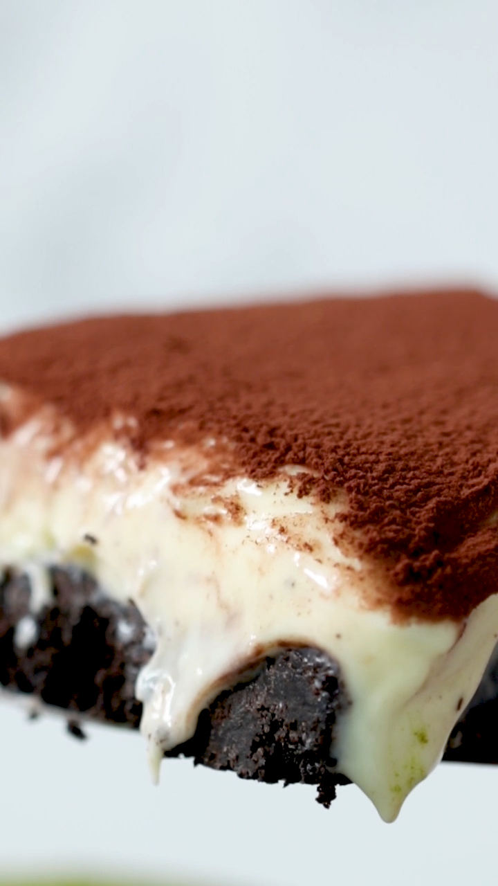 オレオ✕抹茶ケーキ♡みんなで食べて盛り上がろう！