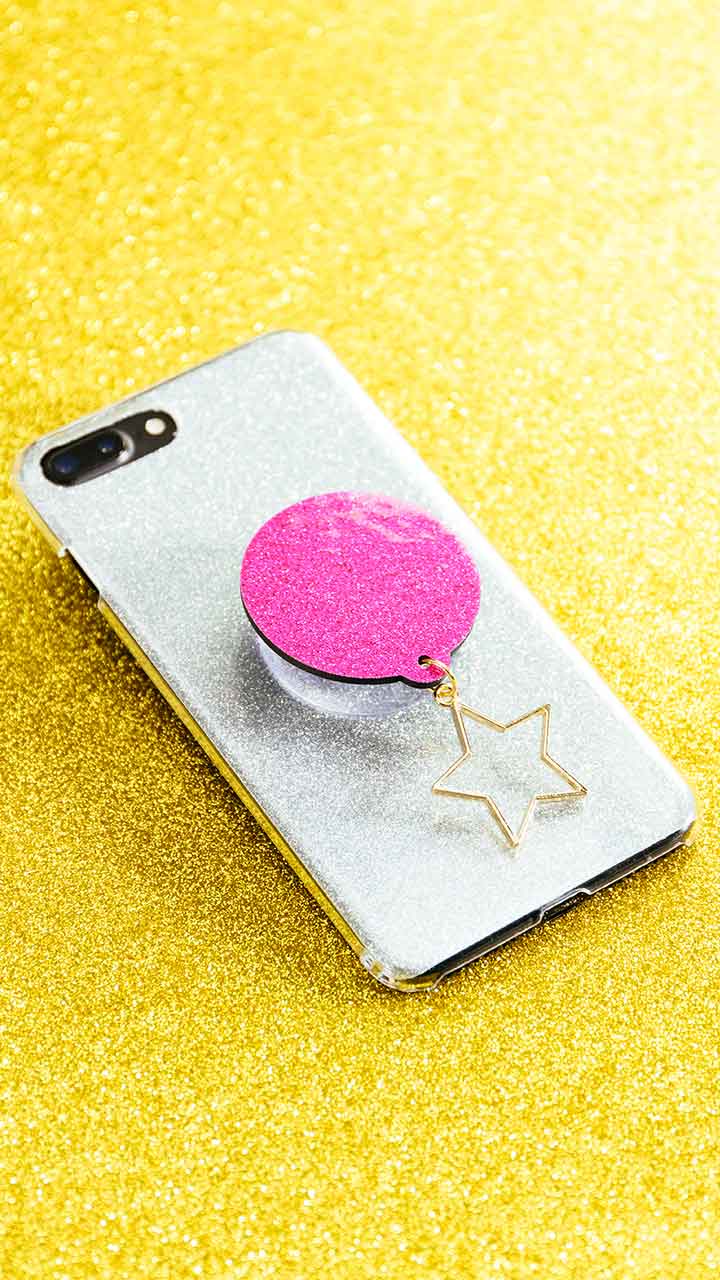 取り外し自由自在！ 自分だけのオリジナル スマホグリップ!!