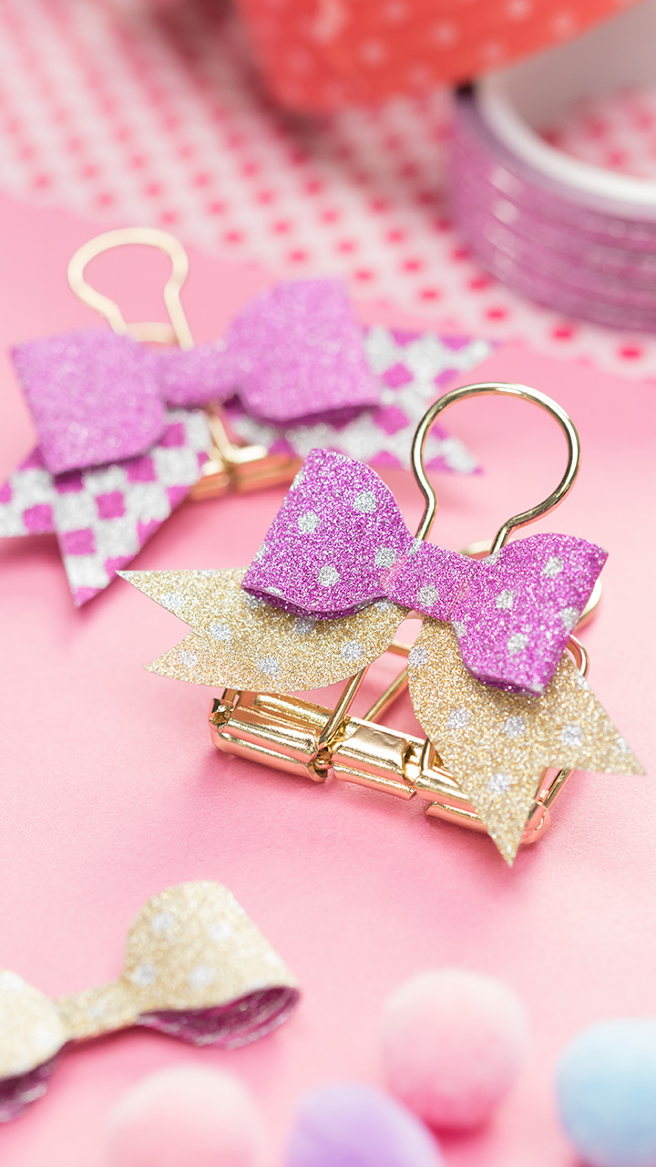 マステひとつでゆるふわ可愛い♡ リボン型クリップ