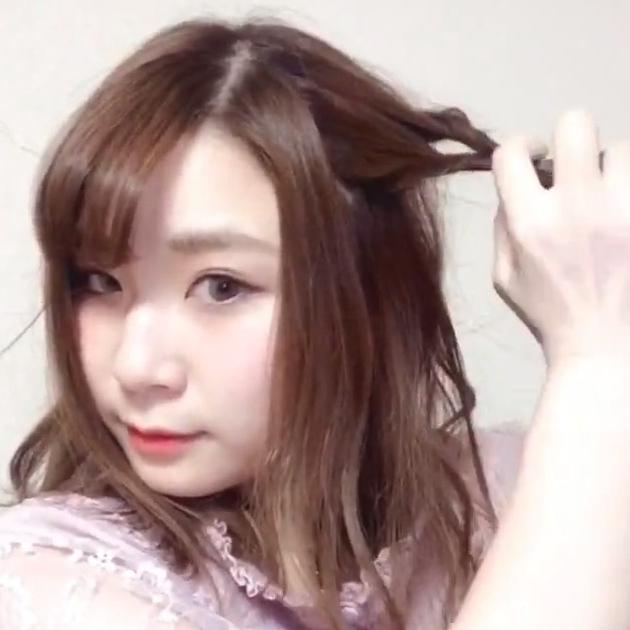 ミディアムヘアアレンジ