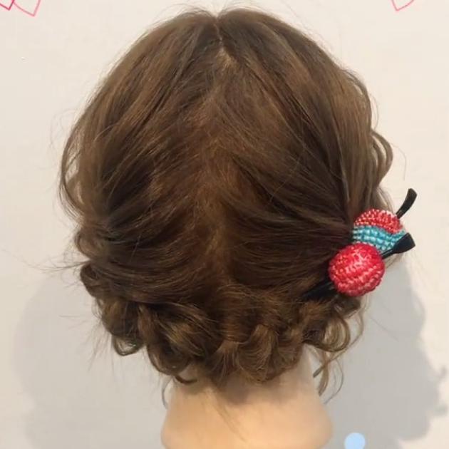 卒業式の髪型 袴に合う前髪あり なしの簡単ヘアアレンジ集