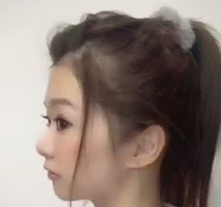 高め 低め ストレートポニーテールのかわいい大人っぽアレンジ