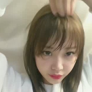 シースルーバング前髪の巻き方 簡単にかわいい韓国美少女風