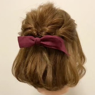 ハーフアップとくるりんぱの簡単アレンジ 長さ別やり方とコツ