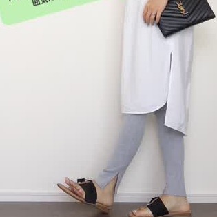 1年中大活躍のリブレギンス こなれカジュアルコーデに