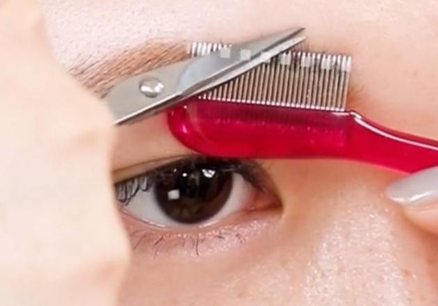 眉を薄くする方法