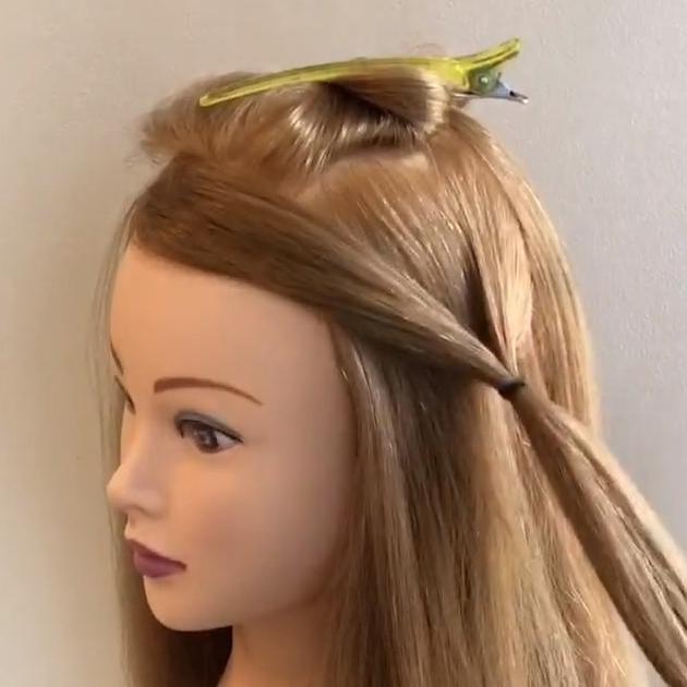 長い前髪アレンジ