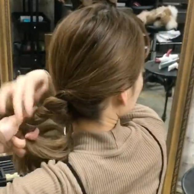 基本のお団子ヘアの作り方 簡単 Amp 時短なセルフヘアアレンジ